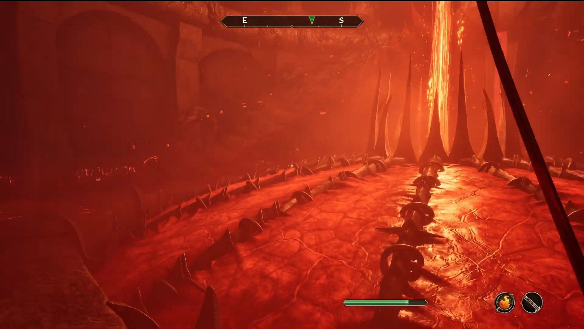 Head ahead to conclude the Wayward Knight quest (Image via Bethesda Softworks || YouTube/@WoW Quests)